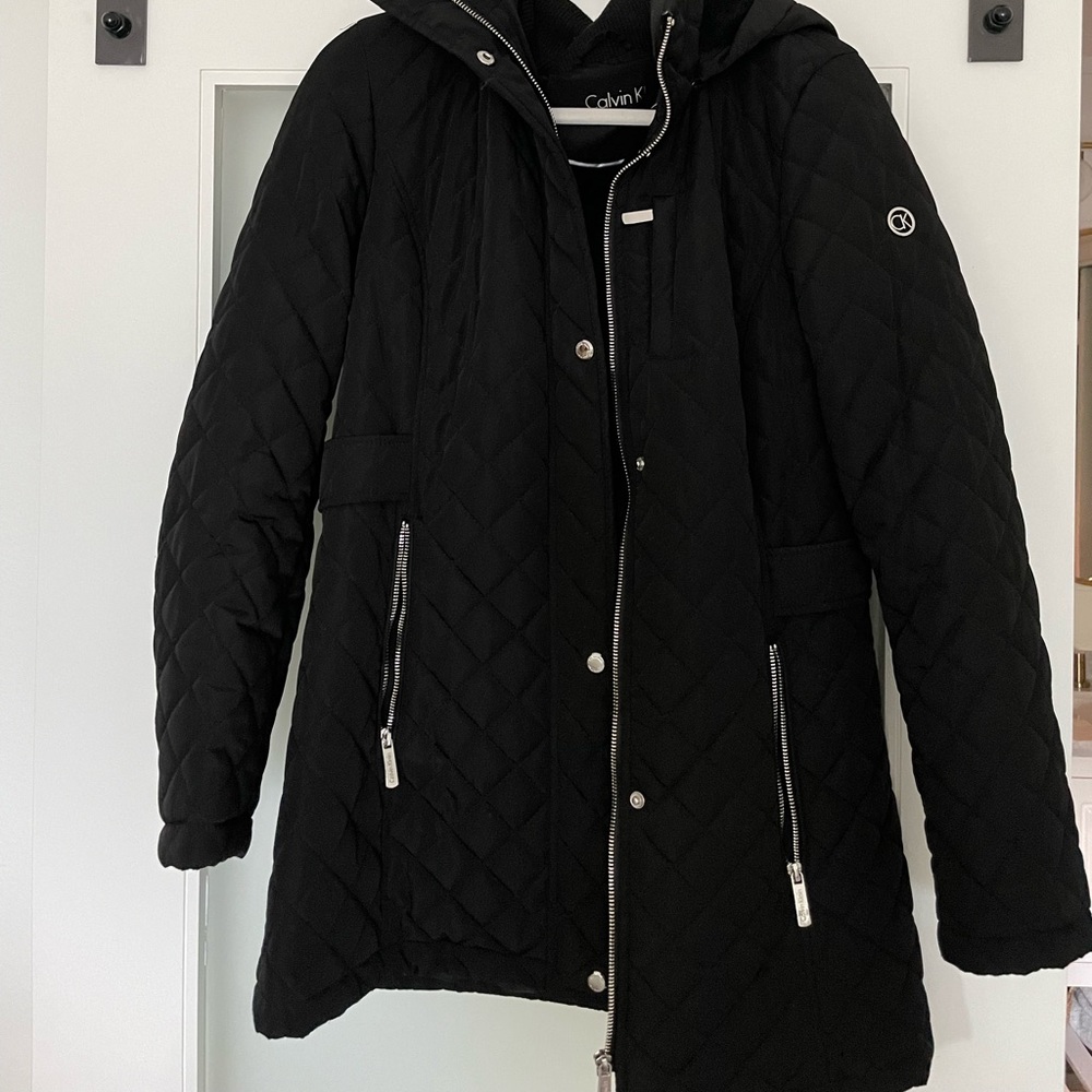 Black Calvin Klein Coat